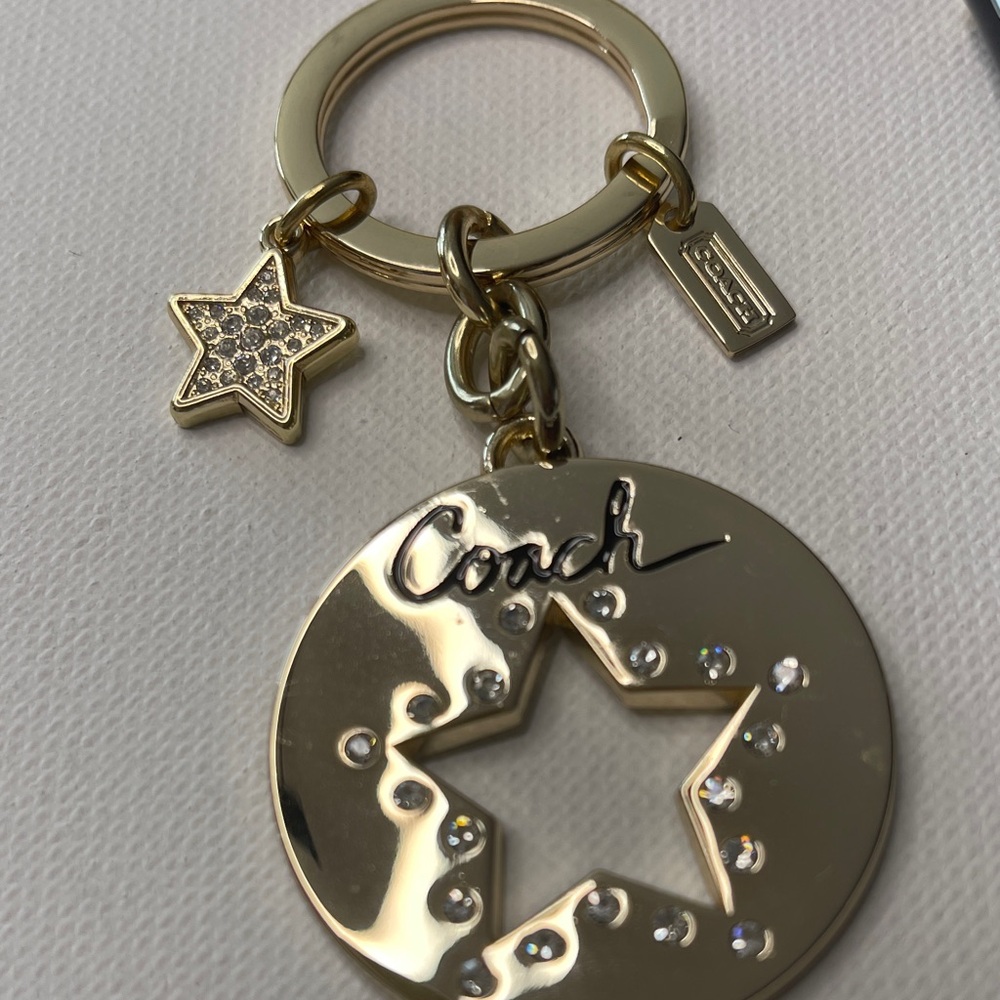 Coach Gold Star Keychain and Coach Pen - Picture 2 of 5